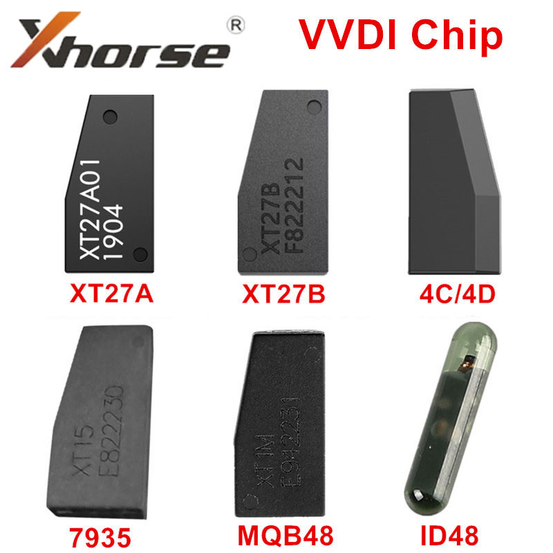 Heavy Equipment Keys - 10pcs Xhorse VVDI Chip XT27B XT27A