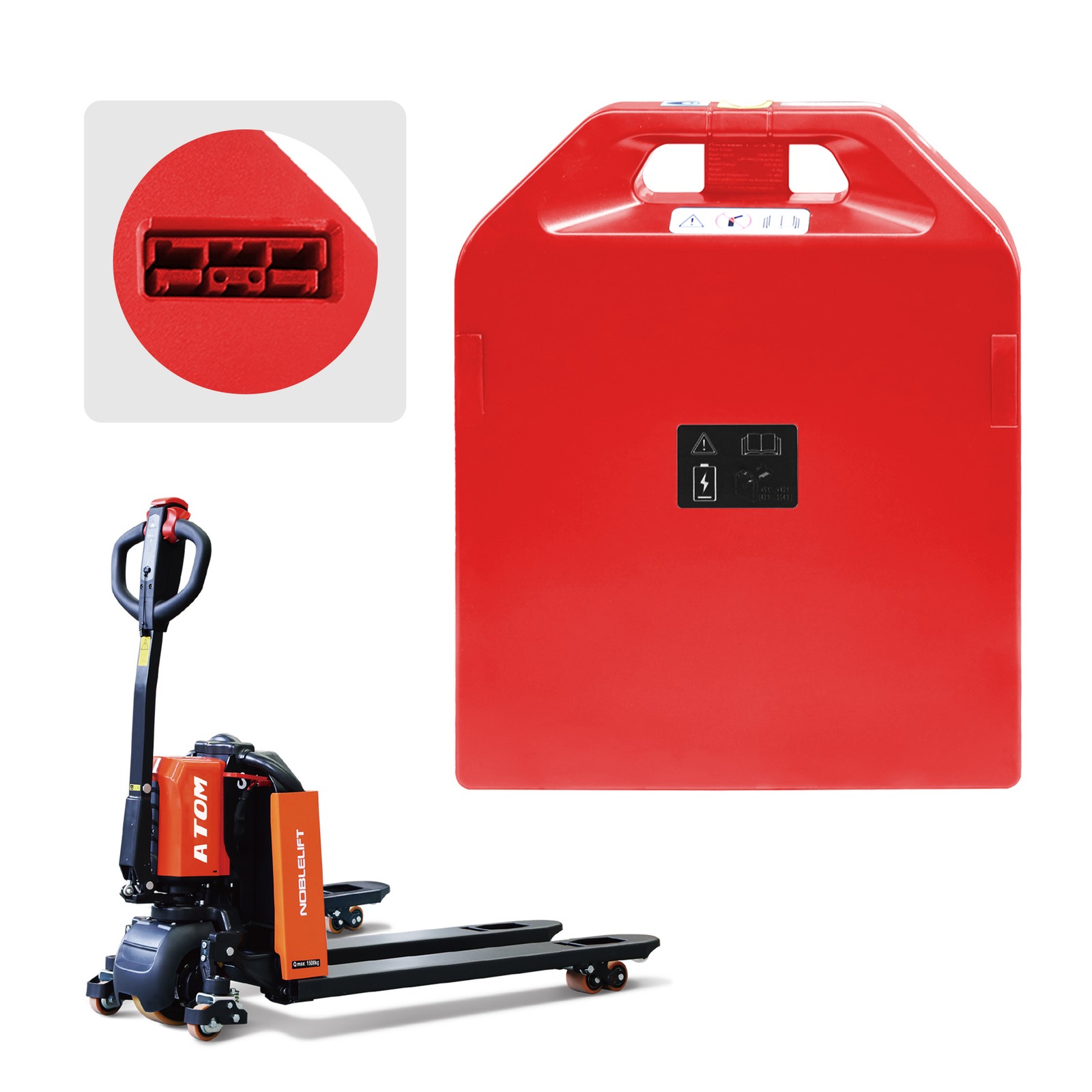 Electric Pallet Jack - 24V 40Ah Lithium Battery for Electric