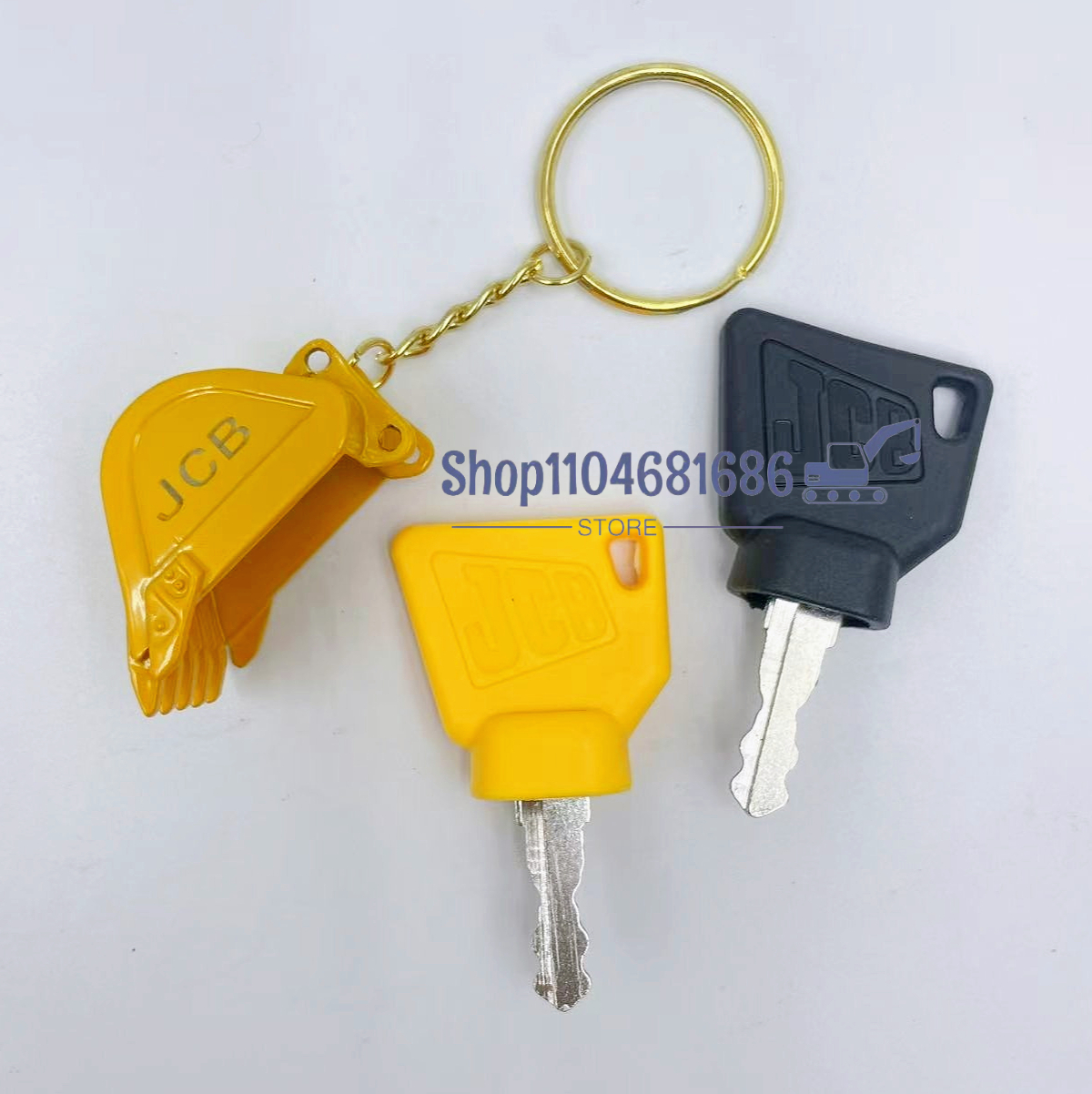 Heavy Equipment Keys - 2 Piece Ignition Switch Starter Key