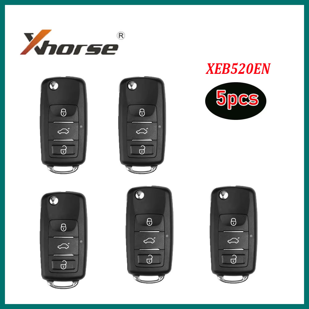 Heavy Equipment Keys - 5pcs Xhorse XEB520EN upgrade of XEB510EN