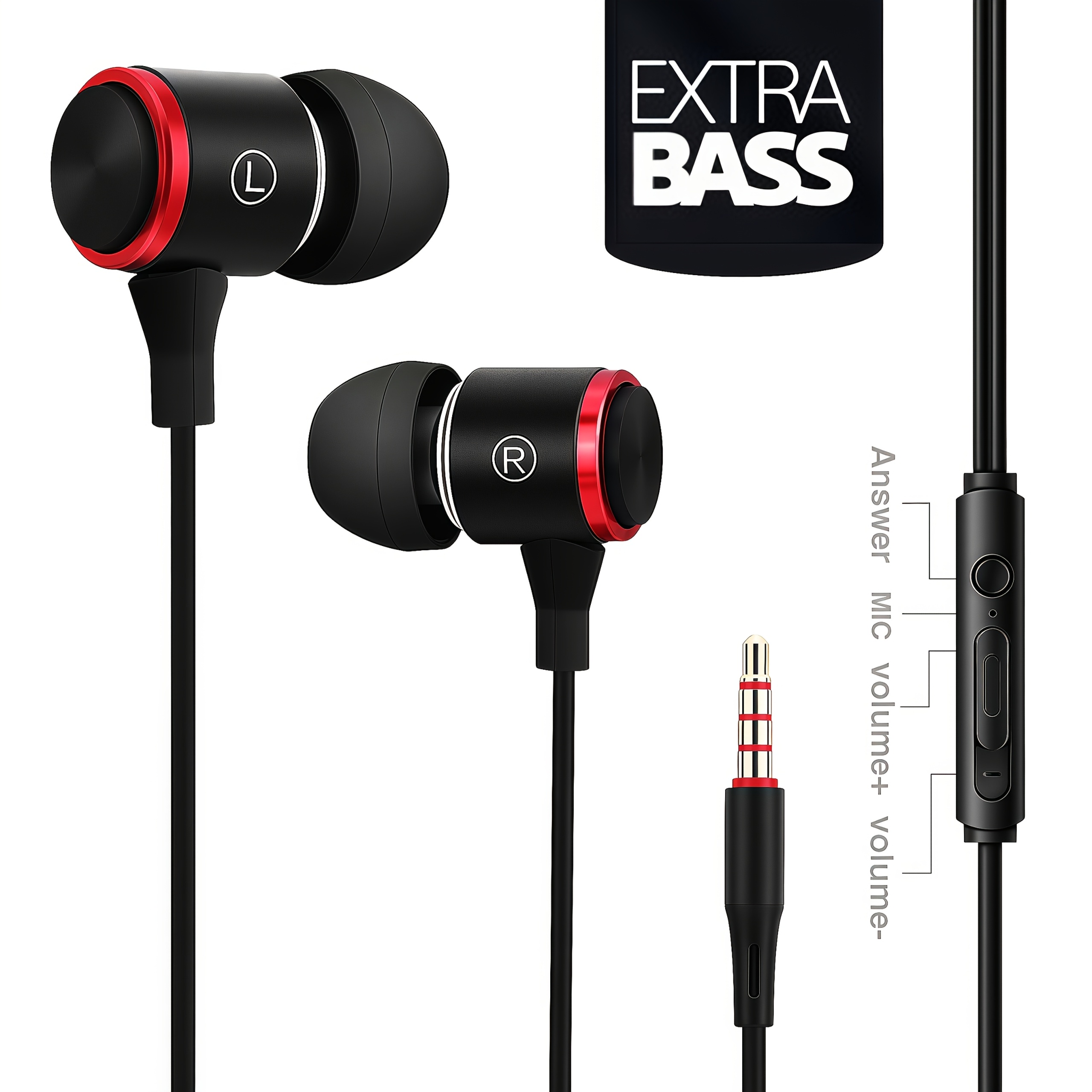 1pc Heavy Bass Wired In-Ear HI - Heavy Equipment Unit 리뷰 및 가격