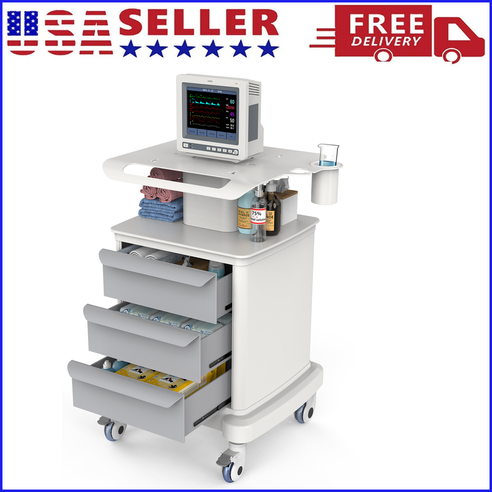 Medical Mobile Trolley Cart Ro - Heavy Equipment Storage 리뷰 및 가격