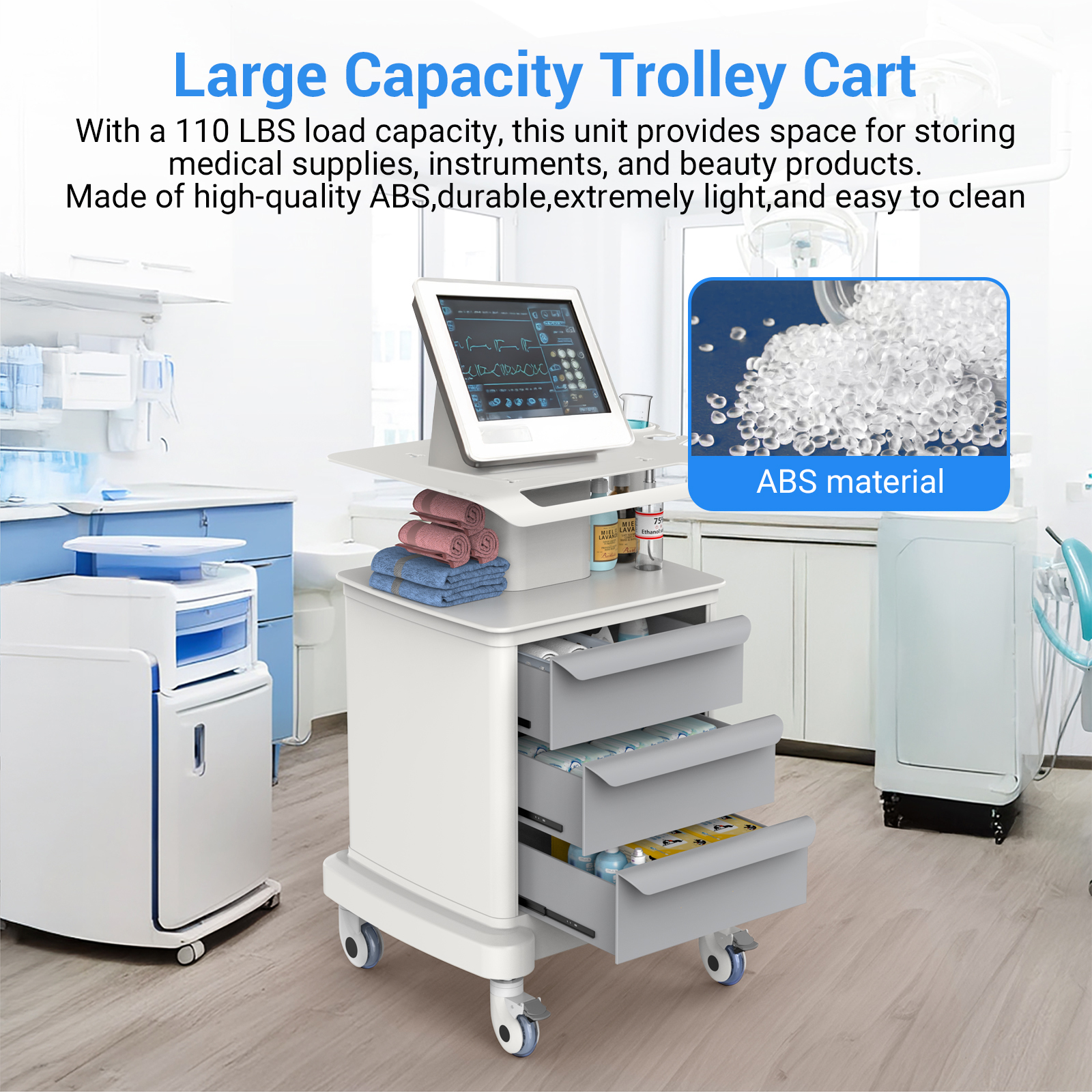 Medical Mobile Trolley Cart Ro - Heavy Equipment Storage 리뷰 및 가격