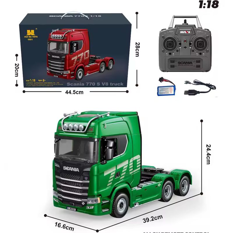 1/18 Huina 1509 Rc Semi Dump T - Dump Truck Toy 리뷰 및 가격