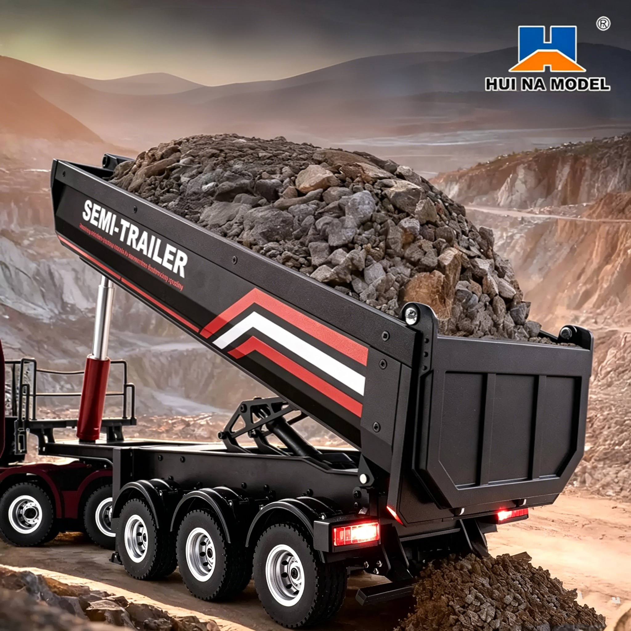 HUINA 1509 1/18 19CH Semi-trai - Dump Truck Toy 리뷰 및 가격