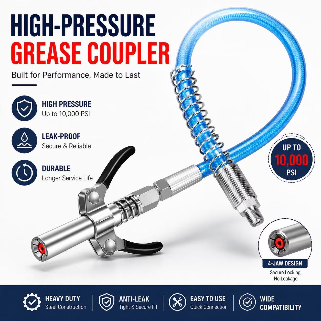 Grease Coupler Heavy-Duty Quic - Grease For Heavy Equipment 리뷰 및 가격