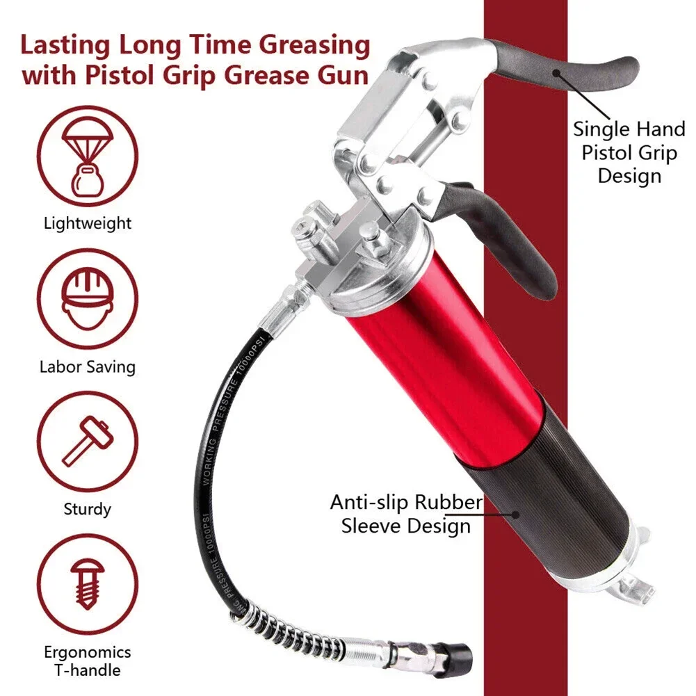 7000PSI Oil Grease Gun Kit Man - Grease For Heavy Equipment 리뷰 및 가격