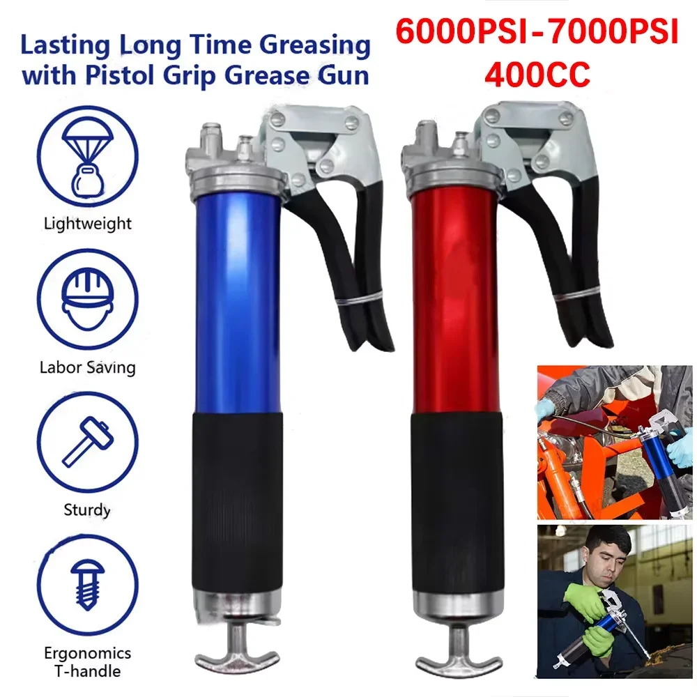 7000PSI Oil Grease Gun Kit Man - Grease For Heavy Equipment 리뷰 및 가격