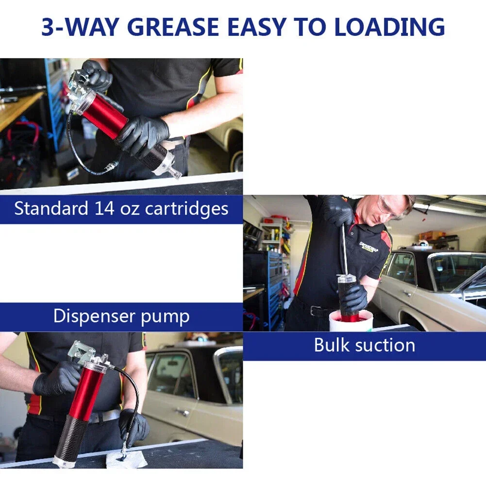 7000PSI Oil Grease Gun Kit Man - Grease For Heavy Equipment 리뷰 및 가격