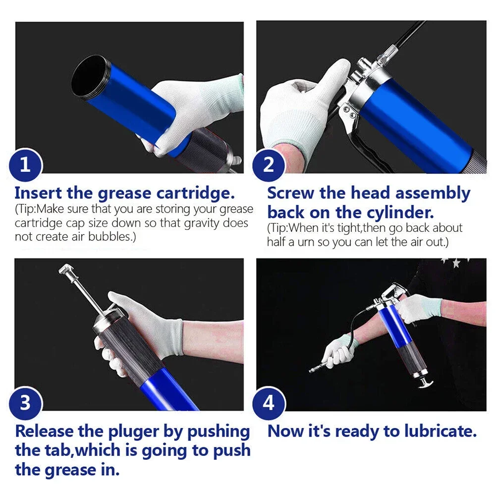 7000PSI Oil Grease Gun Kit Man - Grease For Heavy Equipment 리뷰 및 가격