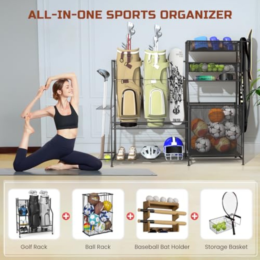 Garage Sports Equipment Organi - Heavy Equipment Storage 리뷰 및 가격