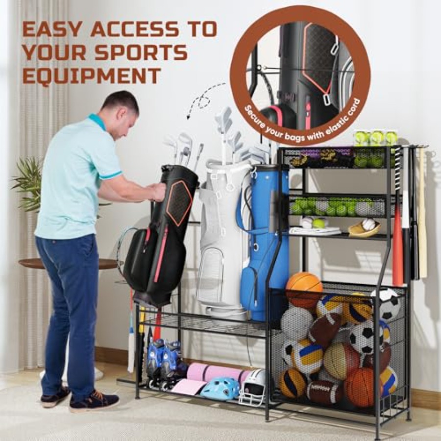 Garage Sports Equipment Organi - Heavy Equipment Storage 리뷰 및 가격
