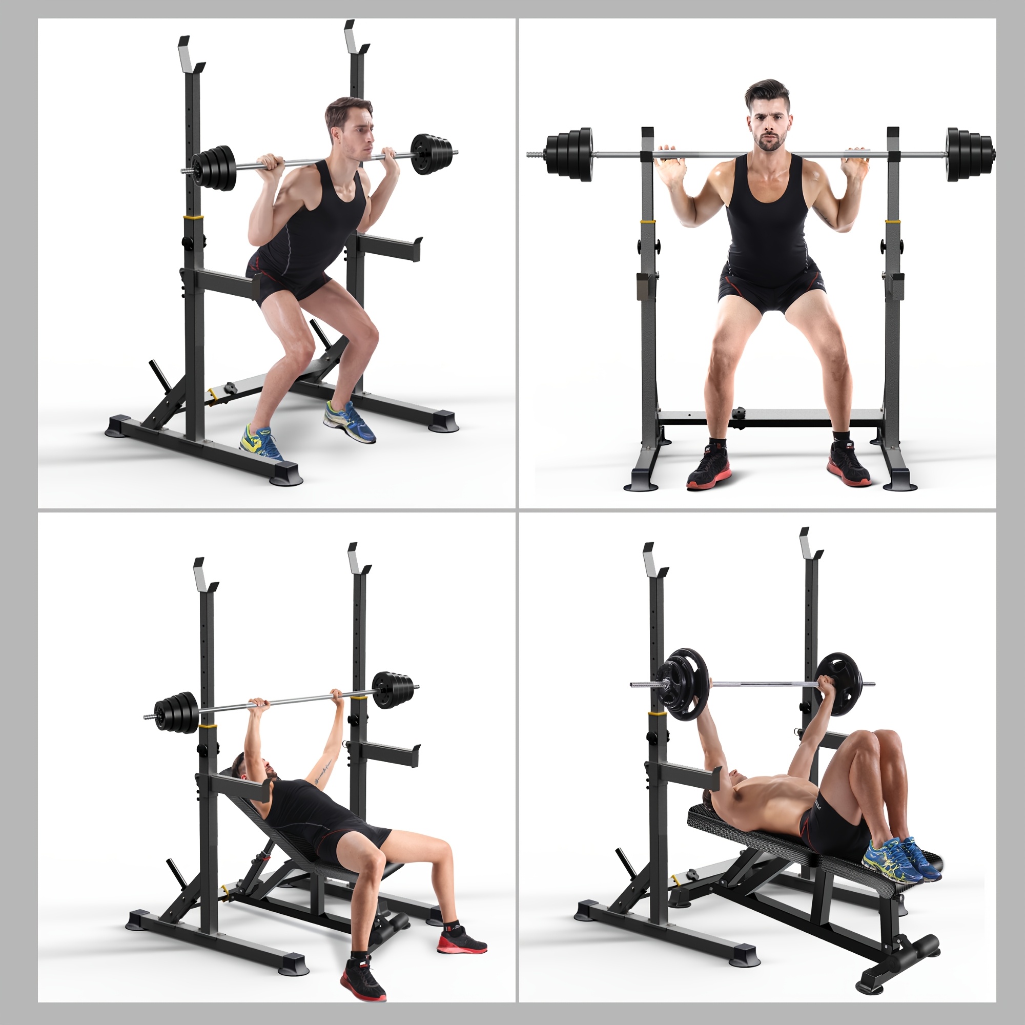 1 Squat Stand With Barbell Wei - Heavy Equipment In 리뷰 및 가격