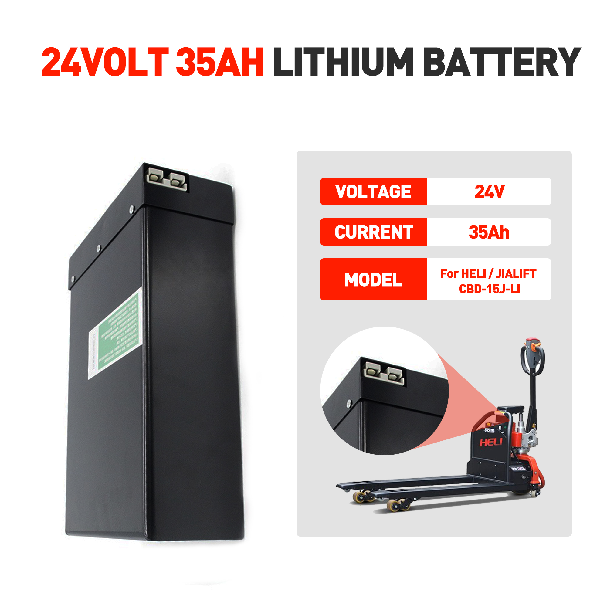 LiFePO4 Lithium Battery & Char - Electric Pallet Jack 리뷰 및 가격