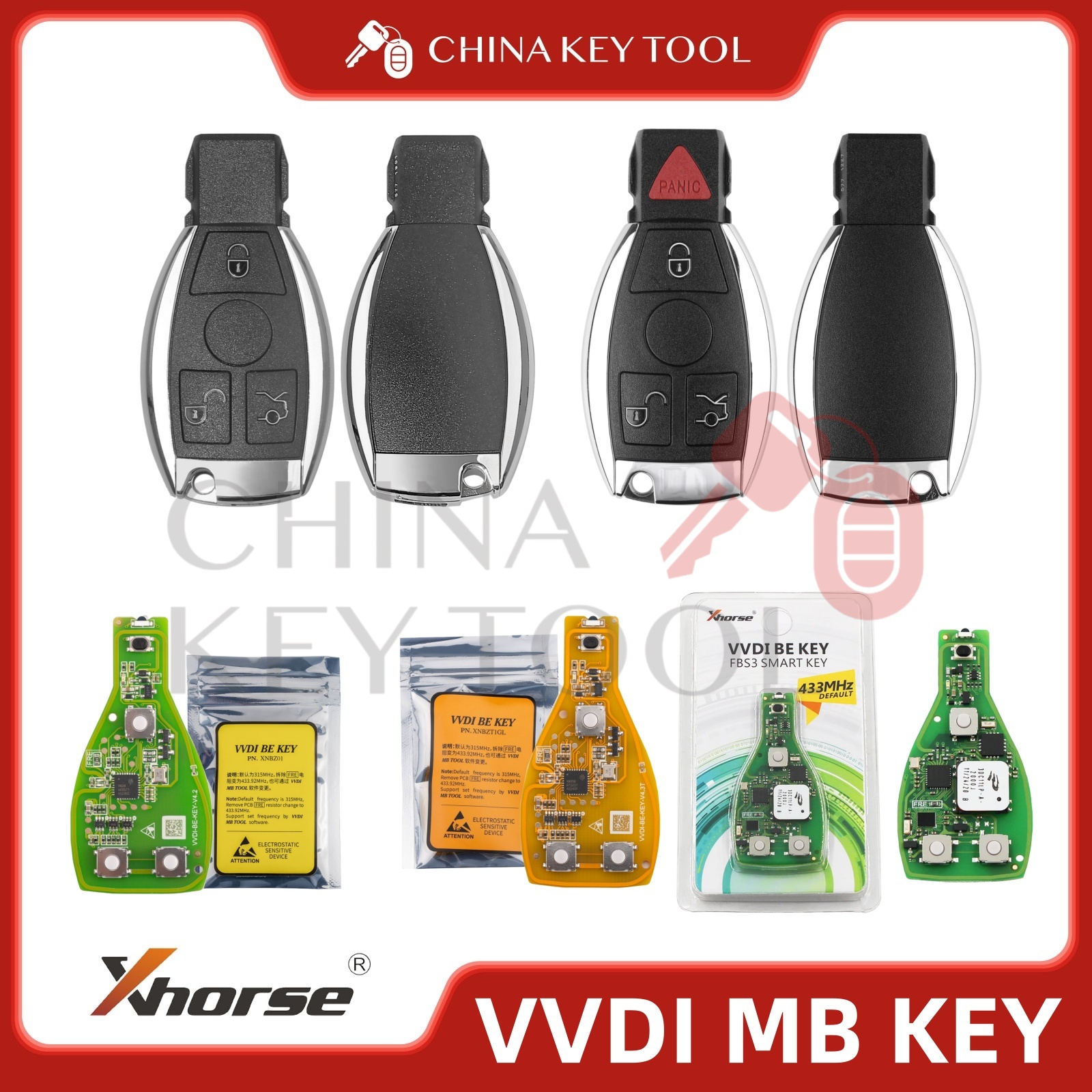 Xhorse VVDI BE Key Pro XNBZ01E - Heavy Equipment Keys 리뷰 및 가격